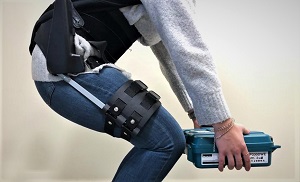 exoesqueleto pasivo de gogoa para levantar peso