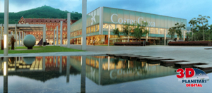 Vista exterior del Planetario 3D CosmoCaixa Barcelona, como parte de la cultura barcelonesa