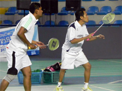 Competición de Bádminton por parejas