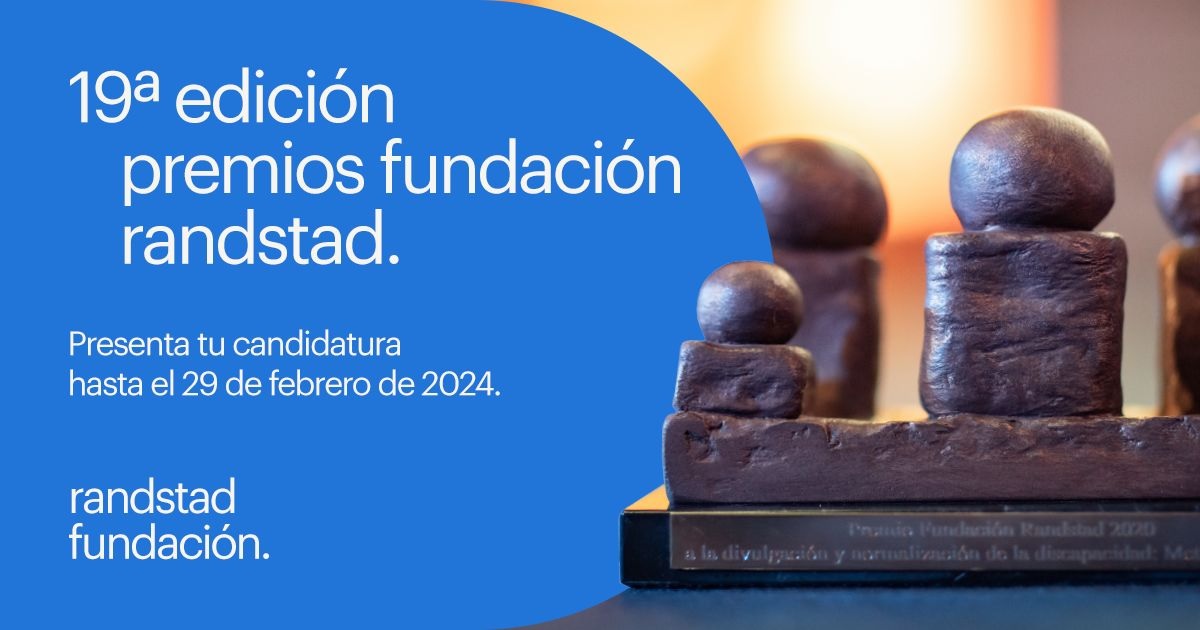 Banner oficial de la 19º edición de los Premios Fundación Randstad