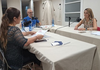 Un momento del podcast de AFAV con la intervención de Patri Psicóloga (Fuente: AFAV)