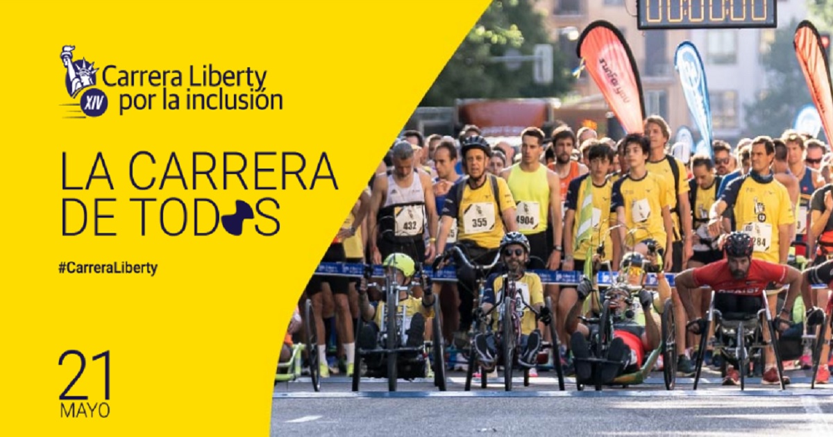 Banner de la Carrera Liberty por la inclusión 2023