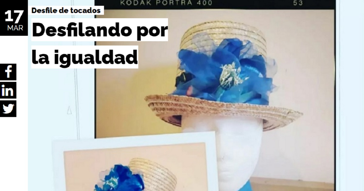 Banner del Desfilando por la igualdad en Valladolid