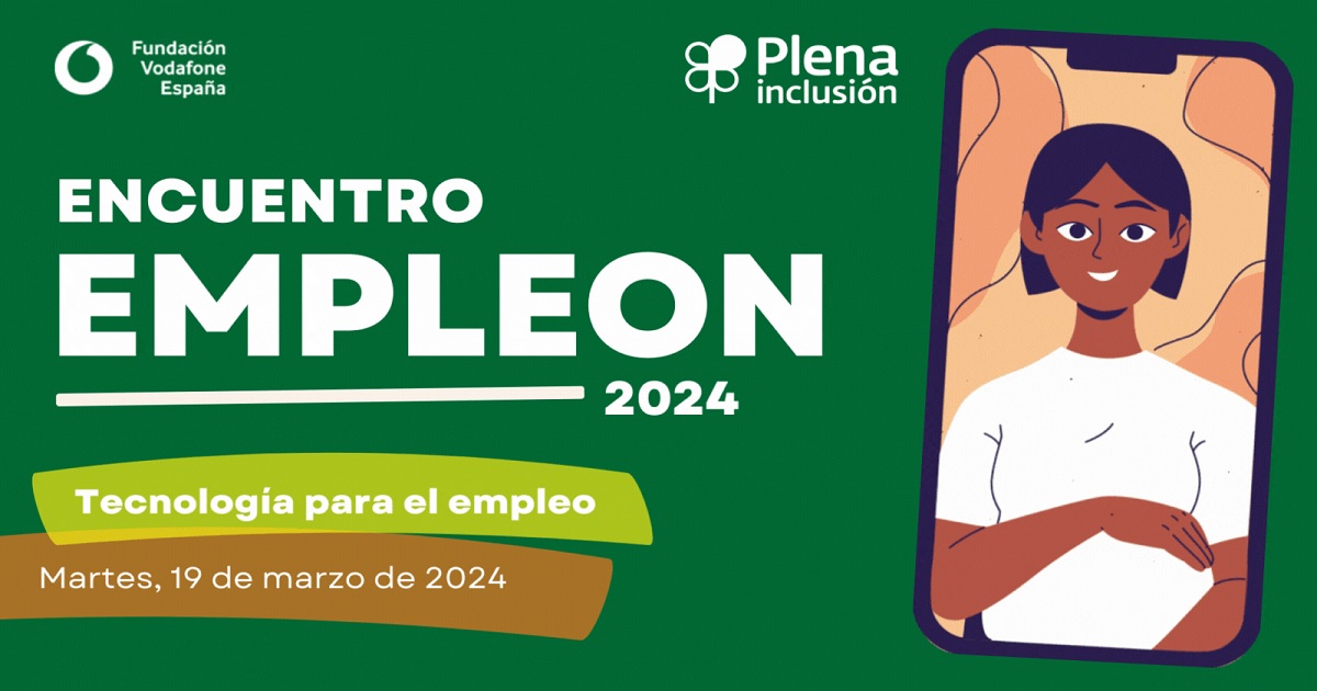 Banner del encuentro EmpleON 2024 de Plena inclusión