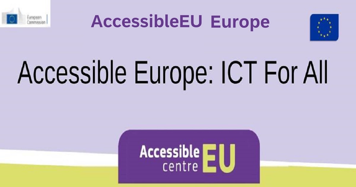 Banner del evento Europa accesible: TIC para todos de AccessibleEU