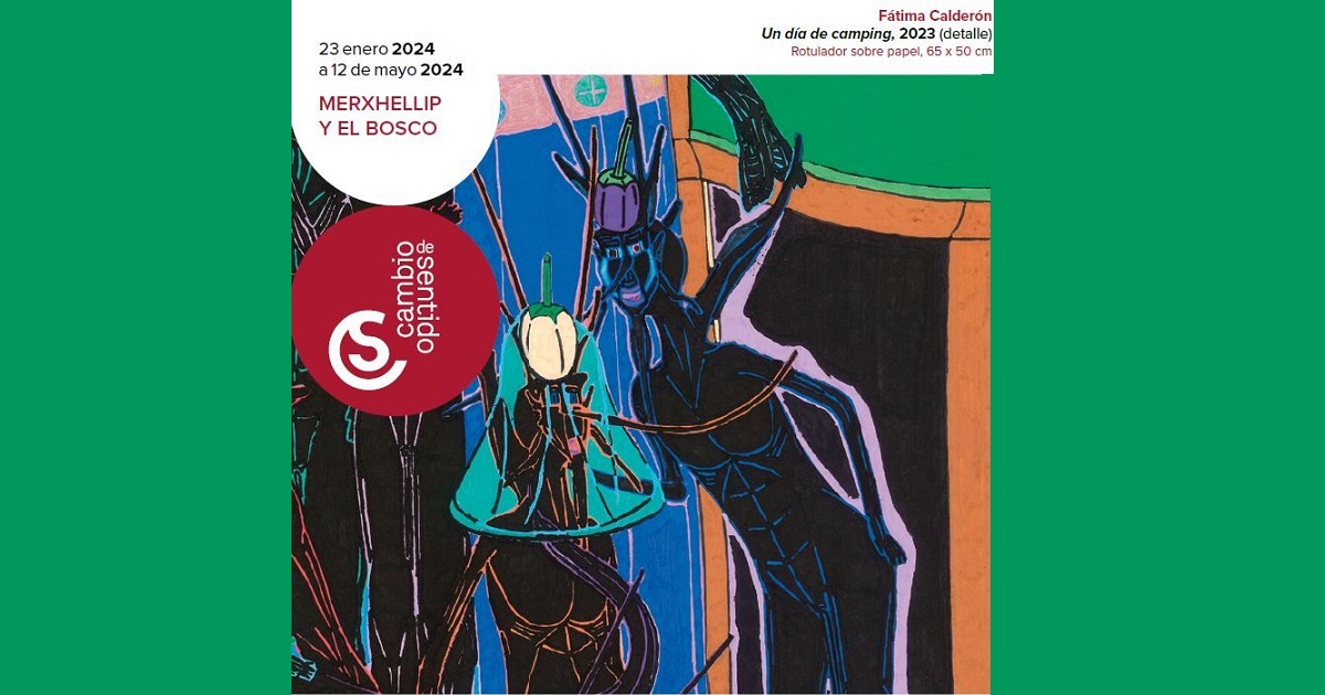 Banner oficial de la exposición ‘Merxhellip y El Bosco’ de Fundación ONCE