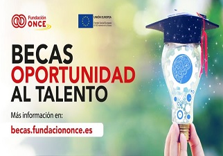 Banner de las Becas OPORTUNIDAD AL TALENTO de Fundación ONCE