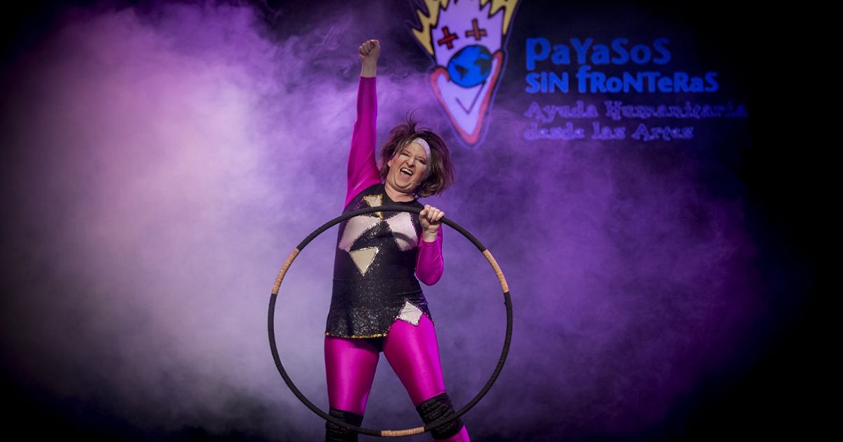 Una de las artista de la Gala de Navidad de PSF (Fuente: Payasos Sin Fronteras)