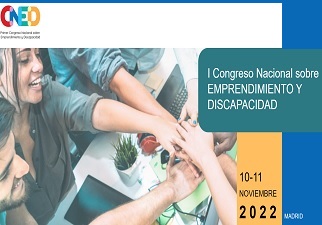 Banner del I Congreso Nacional sobre Emprendimiento y Discapacidad