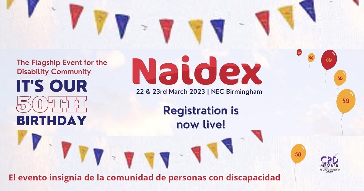 Banner de la Feria NAIDEX NATIONAL 2023
