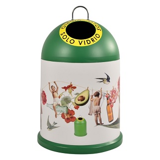 El miniglú de la ilustradora Pils Ferrer (Fuente: Ecovidrio)