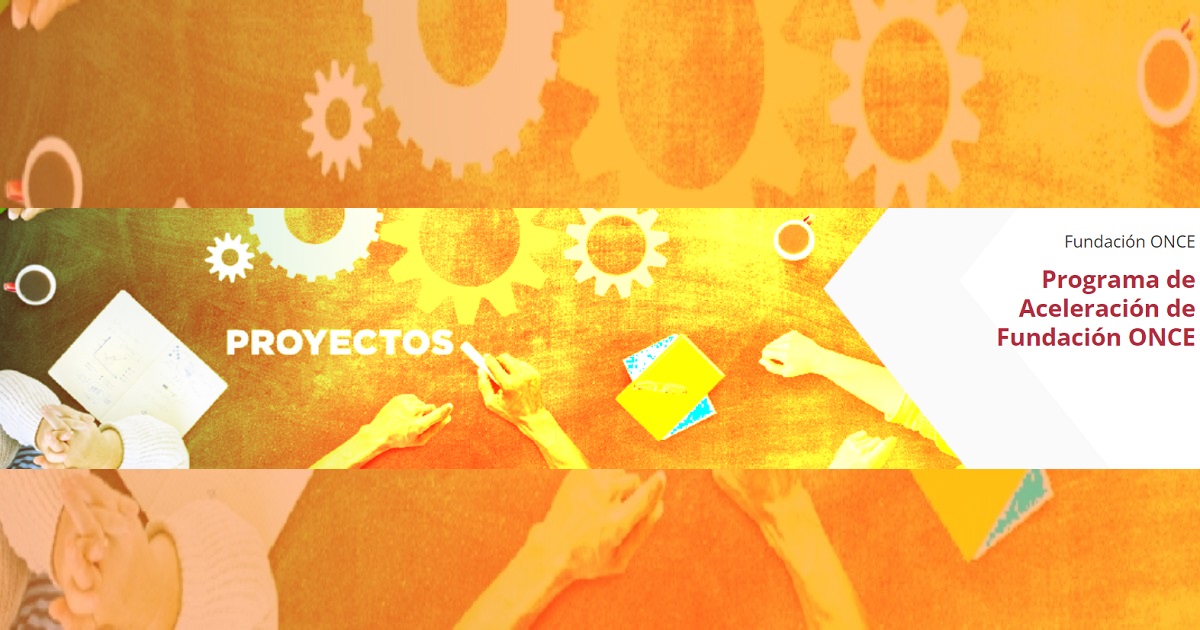 Banner del Programa de Aceleración de Fundación ONCE