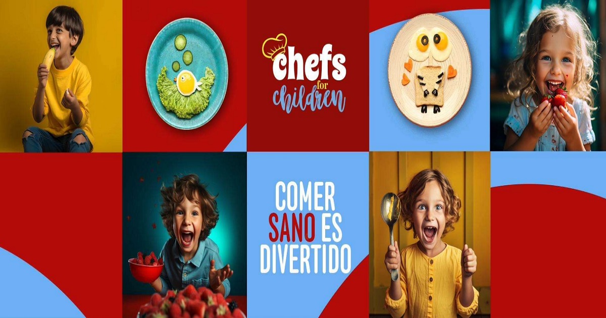 Banner de la 6ª edición del Proyecto Solidario ChefsForChildren 2024 a favor de Autismo España