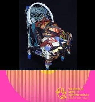 Banner de la VIII Bienal de Arte Contemporáneo de Fundación ONCE