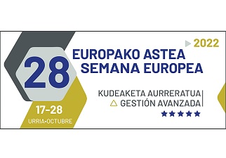 Banner de la 28 Semana Europea de la Gestión Avanzada en Bilbao