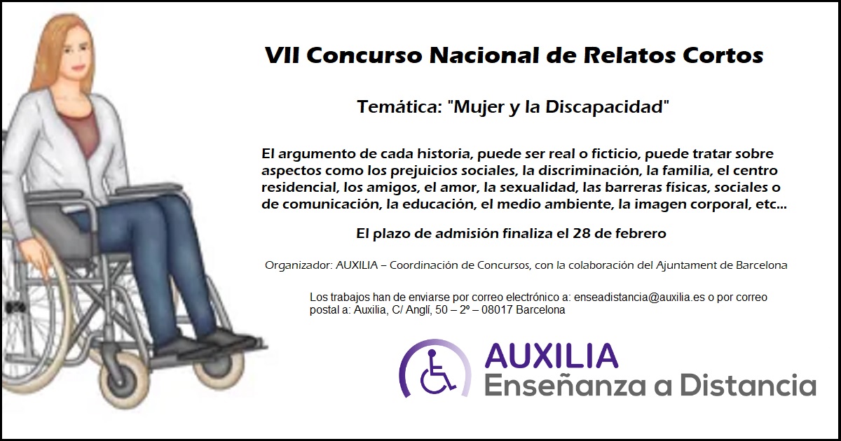 VII Concurso Nacional de Relatos Cortos de AUXILIA