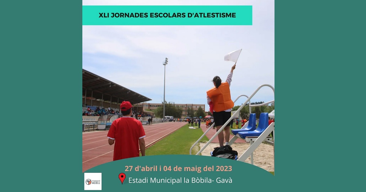 Banner de la 41ª Jornada Escolar de Atletismo de la Federación ACELL