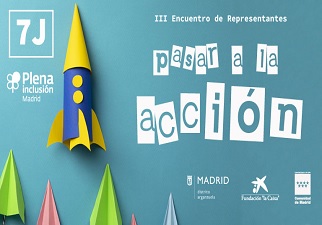 Cartel del III Encuentro de representantes ‘Pasar a la acción’