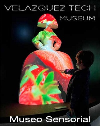 Uno de los carteles de presentación del Velázquez Tech El Museo