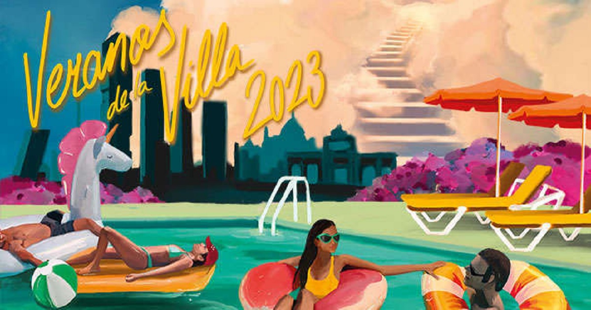 Cartel de los Veranos de la Villa 2023 (Fuente: Ayuntamiento de Madrid)