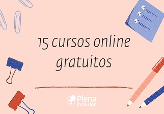 Banner sobre los cursos online gratuitos de la Plataforma de Formación de Plena inclusión