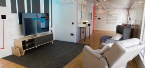 Domótica y discapacidad, salón de la la casa inteligente