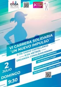 Cartel completo de la VI Carrera Solidaria Un Nuevo Impulso