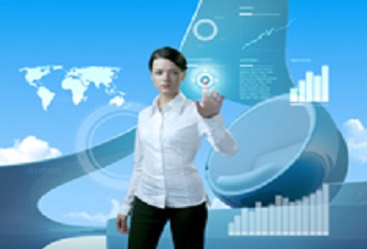 Una joven utilizando tecnologías informativas para comunicarse (Fotolia). Oficina de atención a la discapacidad