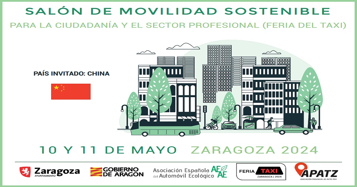 Banner del Salón de Movilidad Sostenible para la ciudadanía y el sector profesional (Feria del Taxi) 2024