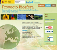 Juegos educativos, detalle del juego sobre el Proyecto Biosfera