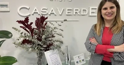 Responsables de Marketing del Grupo Casaverde en la exposición  el ictus "Objetos de Después"