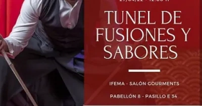 Banner del Tunel de Fusiones y Sabores, demostración de Emilio José García Ortigosa para presentar los productos de Berídico - ILUNION