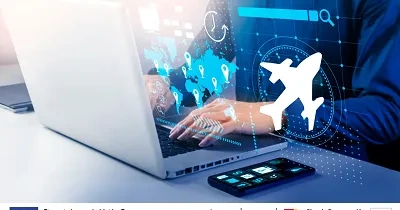 imagen editada de un humano tecleando un pc 