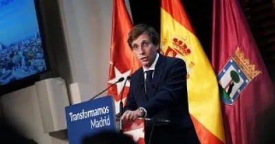 Almeida durante la presentación del acto ‘Transformamos Madrid’ (Fuente: Ayuntamiento de Madrid)