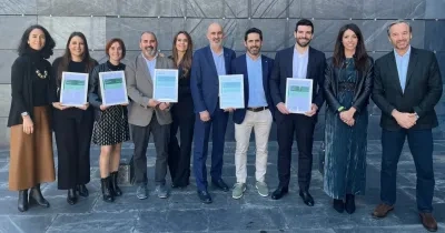 foto del acto de certificación BREEAM en Ilunion Hotels