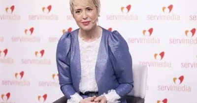 Carme Artigas, durante su entrevista en Servimedia (Fuente: Servimedia)