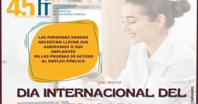 Banner del Día Internacional del Trabajo de FIAPAS con su manifiesto