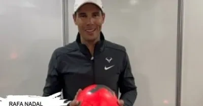 Rafa Nadal durante su intervención en el vídeo (Fuente: Comité Paralímpico Español)