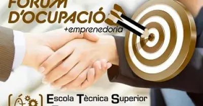 Banner del Foro de Empleo y Emprendimiento de la Escuela Técnica Superior de Ingeniería de la Universidad de Valencia