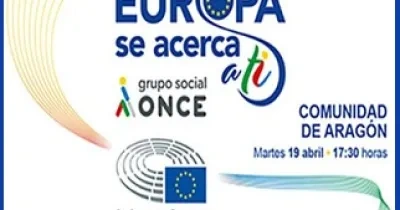 Banner del seminario ‘Europa se acerca a ti’ en la Comunidad de Aragón