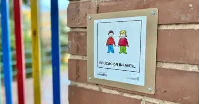 Señalización con pictogramas en una Escuela Visual 