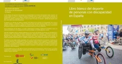 Portada y reverso del 'Libro Blanco del deporte de personas con discapacidad en España'