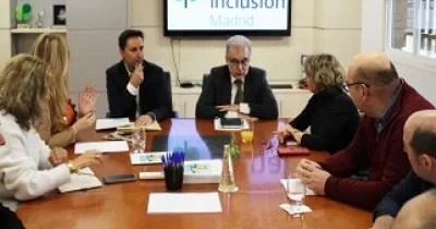 Reunión de Plena Inclusión Madrid con representantes parlamentarios de la Asamblea de Madrid (FUENTE: Plena Inclusión Madrid)