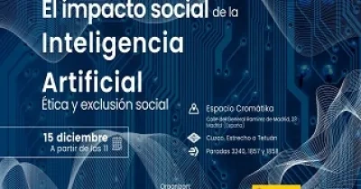 Banner de la jornada de Predif  «El impacto social de la inteligencia artificial: ética y exclusión social»