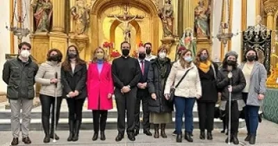 Presentación oficial de la iniciativa ‘Siente la esperanza’ (Fuente: © Facebook: Cofradía del Santísimo Cristo de la Esperanza)