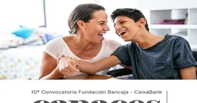 Banner de la '10ª Convocatoria Capaces’ de CaixaBank y Fundación Bancaja (Fuente: Fundación Bancaja)