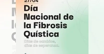 Cartel de la Fundación Española de Fibrosis Quística para celebrar el Día Nacional de la Fibrosis Quística 2022