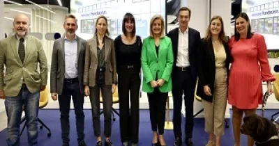 Momento de la inauguración del HUB de innovación social de Fundación Randstad, con todos los asistentes al acto (Fuente: Fundación Randstad)
