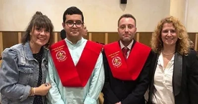 Un momento de la graduación de alumnos con discapacidad intelectual por la Universidad de Valladolid (Fuente: Fundación ONCE)