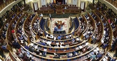 El Hemiciclo del Congreso de los Diputados durante una sesión (Fuente: Congreso de los Diputados)
